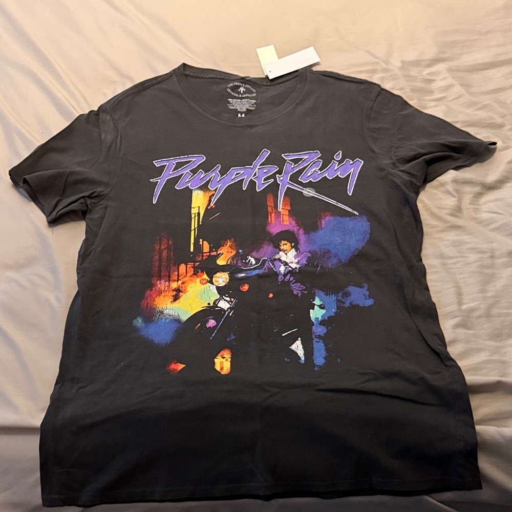 Prince Estate Black Cotton T-Shirt